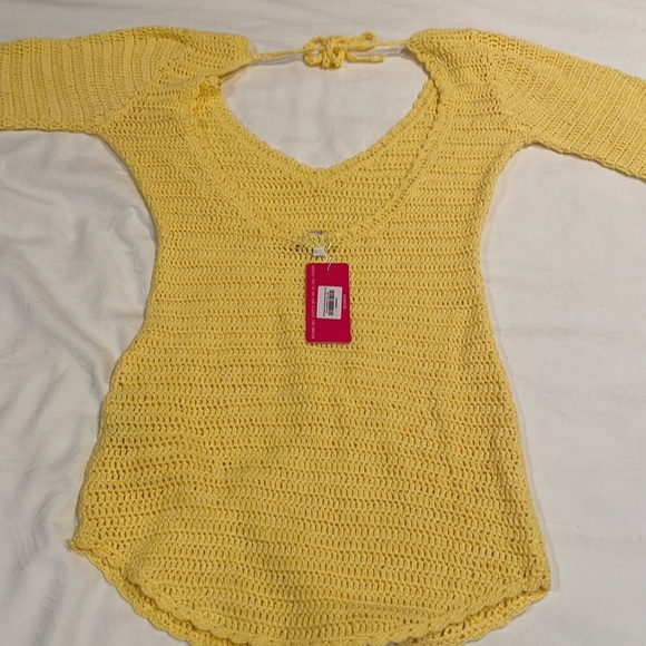 Backless Yellow Dress - Picture 3 of 3